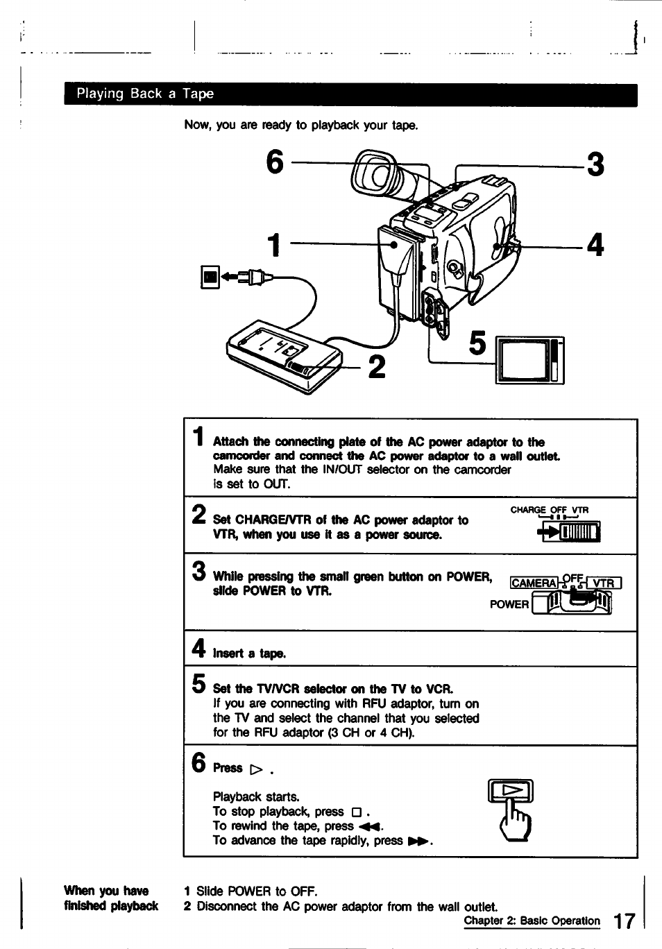 Sony CCD-TR9 User Manual | Page 17 / 72