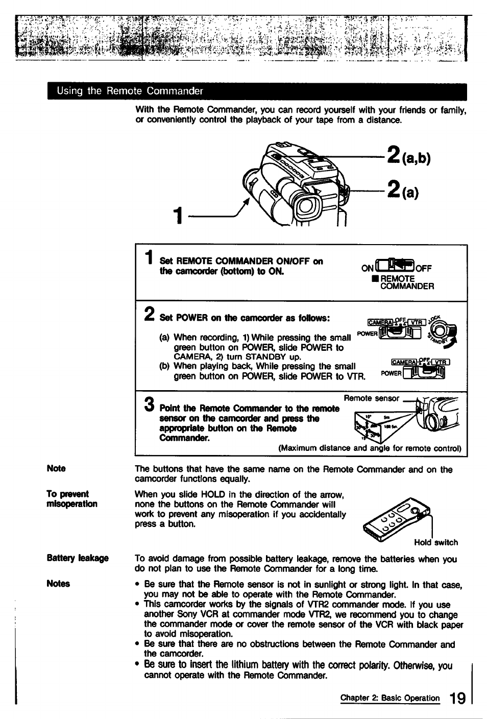 Liiiâi ' iffi¿slfeí, Ét-^r'^'í | Sony CCD-TR9 User Manual | Page 19 / 72
