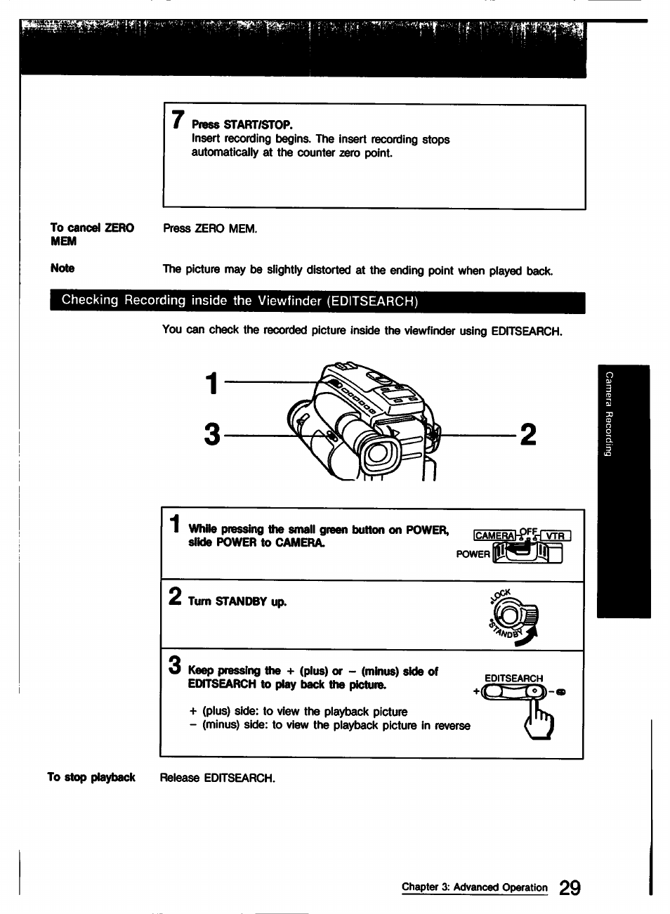 Sony CCD-TR9 User Manual | Page 29 / 72