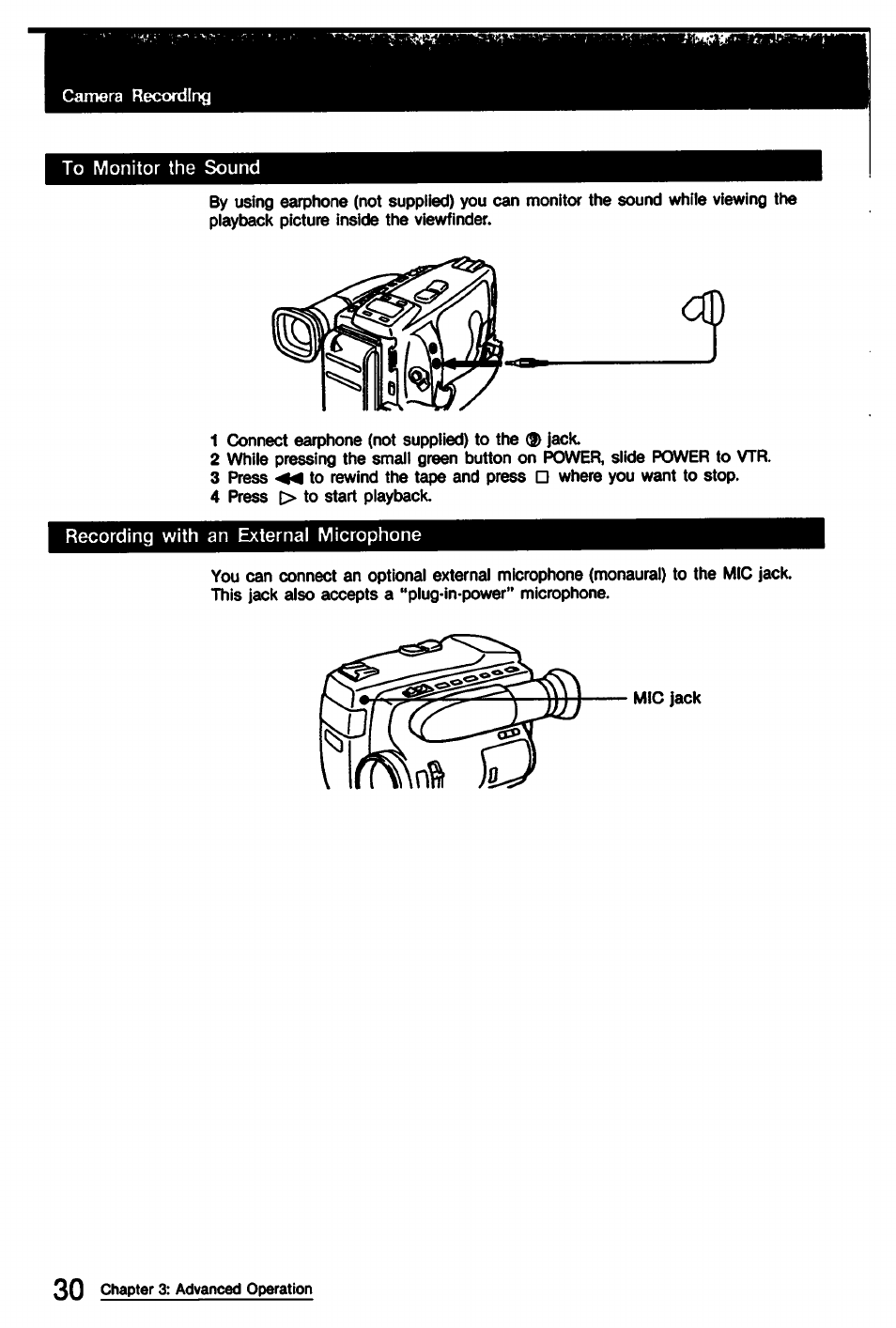 Sony CCD-TR9 User Manual | Page 30 / 72