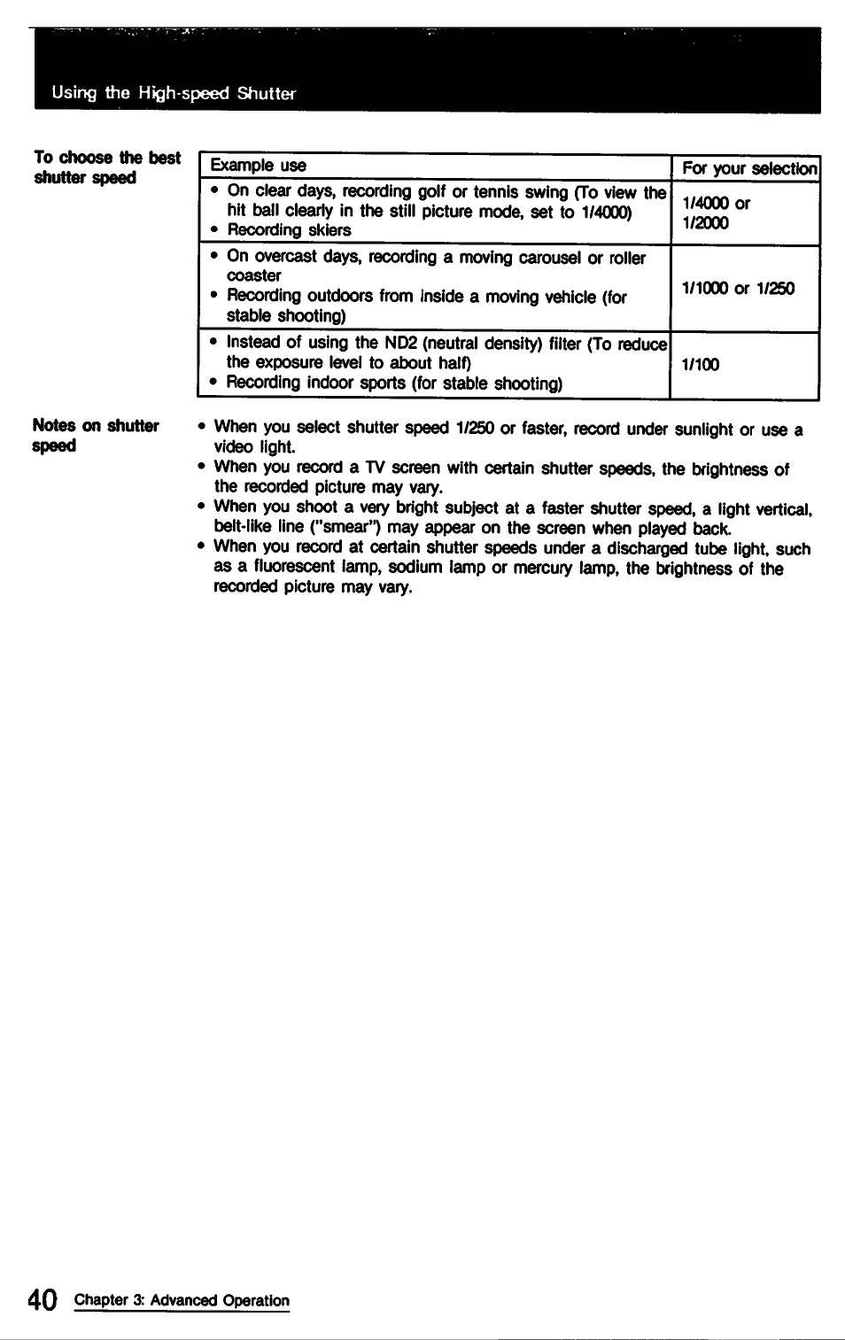 Sony CCD-TR9 User Manual | Page 40 / 72