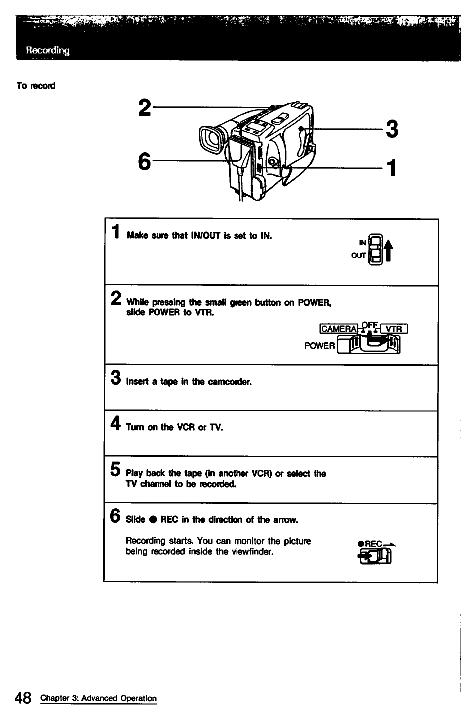 Sony CCD-TR9 User Manual | Page 48 / 72
