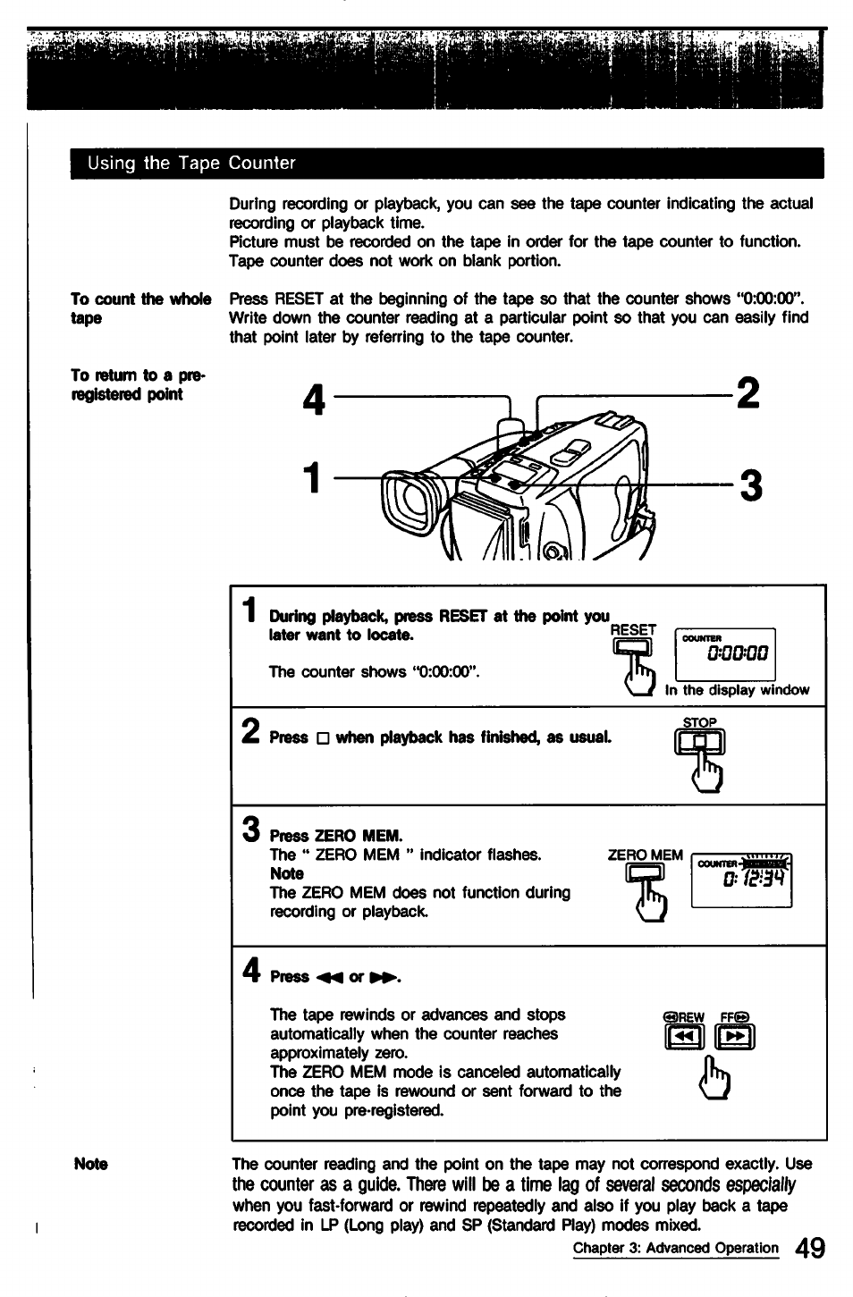 Sony CCD-TR9 User Manual | Page 49 / 72