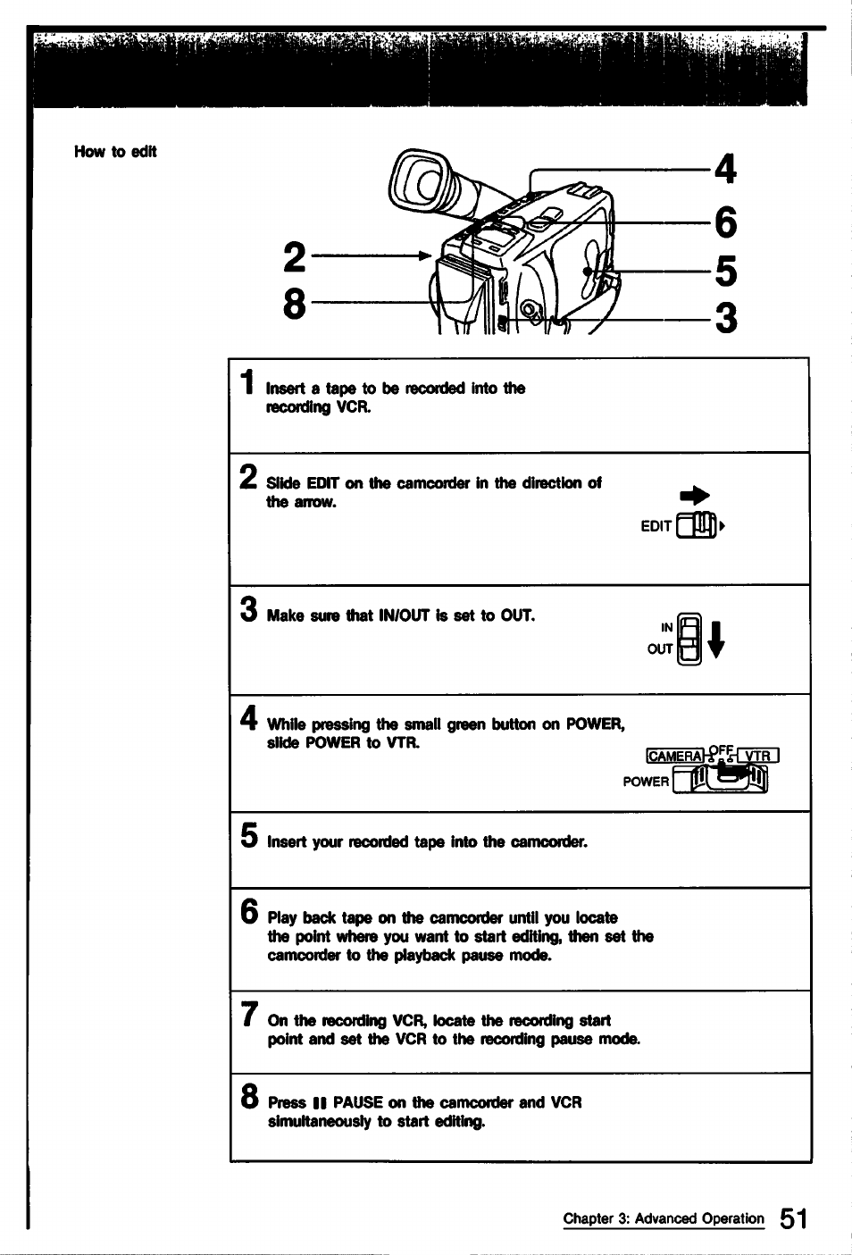 Sony CCD-TR9 User Manual | Page 51 / 72