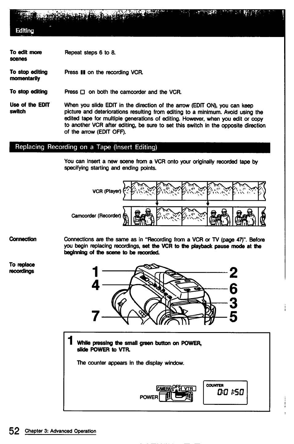 Sony CCD-TR9 User Manual | Page 52 / 72