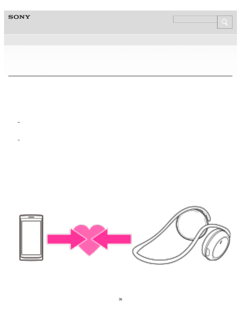 Steps to bluetooth function | Sony MDR-AS700BT User Manual | Page 36 / 112