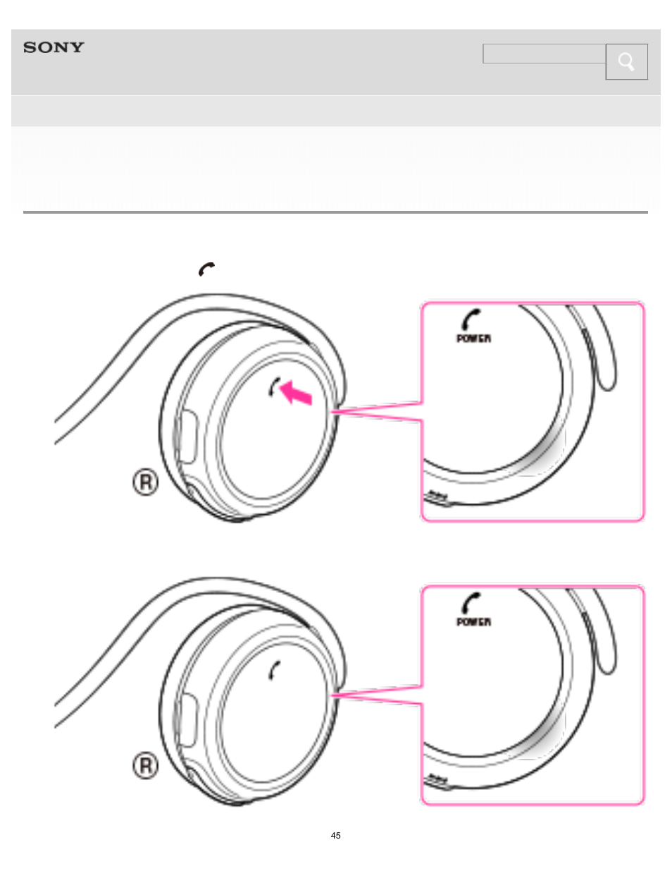 Connecting with a paired android smartphone | Sony MDR-AS700BT User Manual | Page 45 / 112