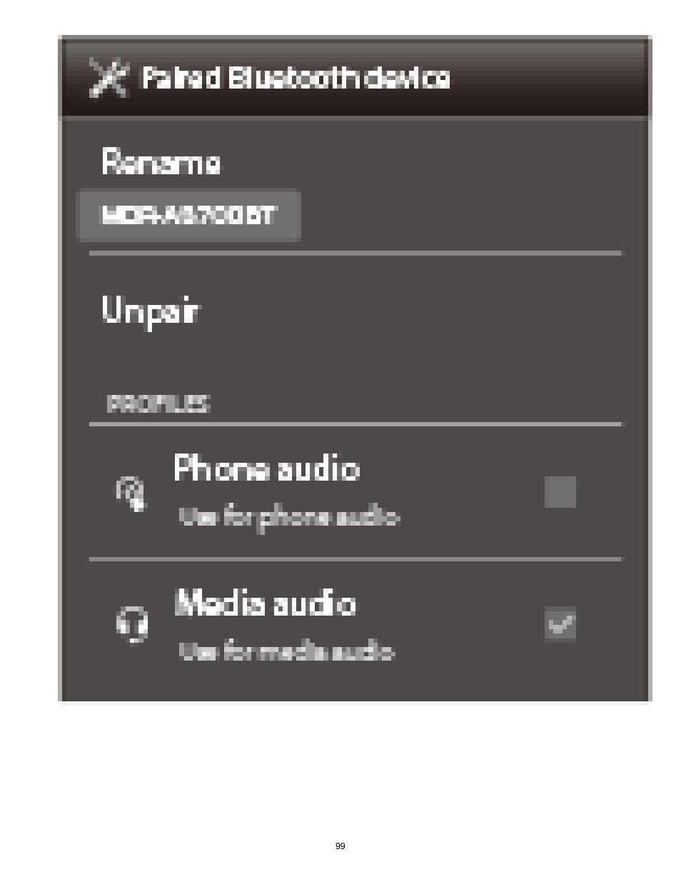 Sony MDR-AS700BT User Manual | Page 99 / 112