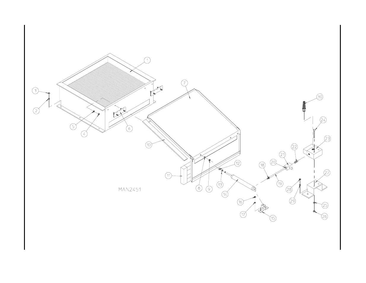 Air operated steam damper assembly , 31 | American Dryer Corp. ML-75 User Manual | Page 32 / 54