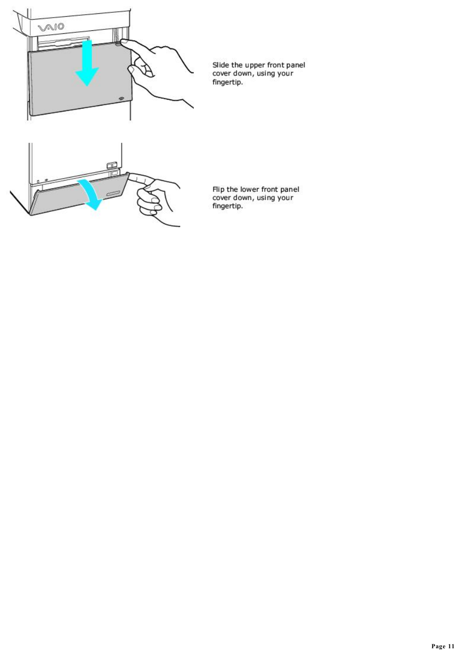 Sony VGC-RA810G User Manual | Page 11 / 254