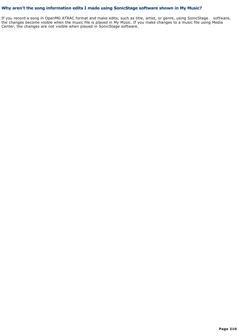 Sony VGC-RA810G User Manual | Page 210 / 254