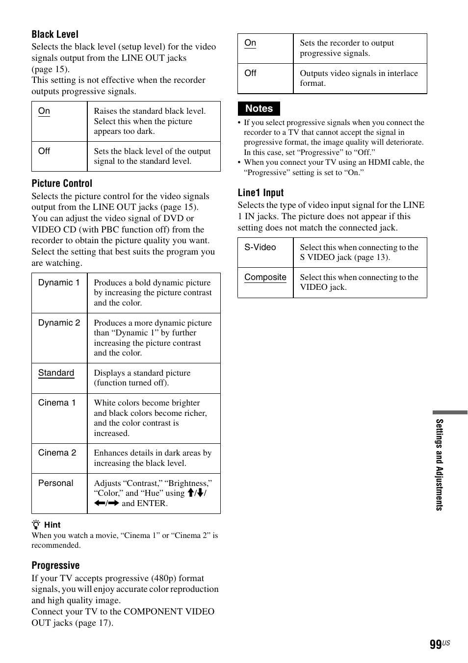 Sony RDR-VX560 User Manual | Page 99 / 160