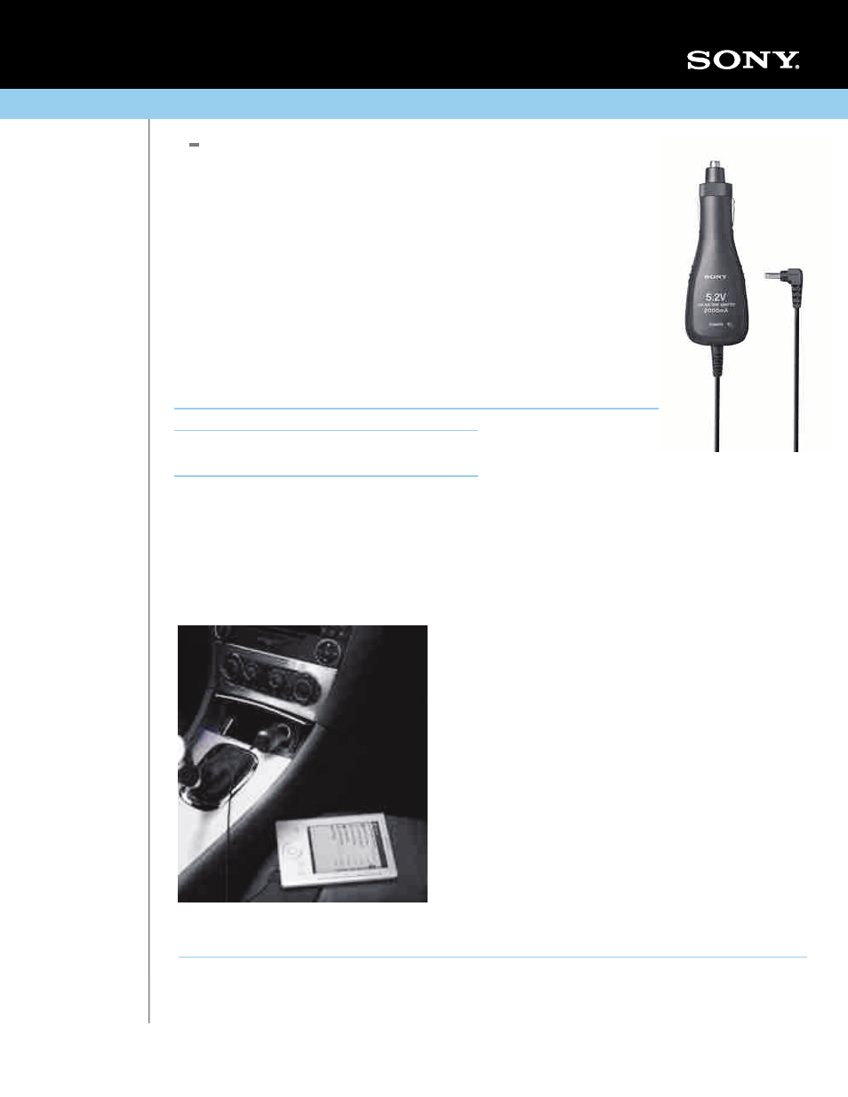 Sony PRSA-CC1 User Manual | 1 page