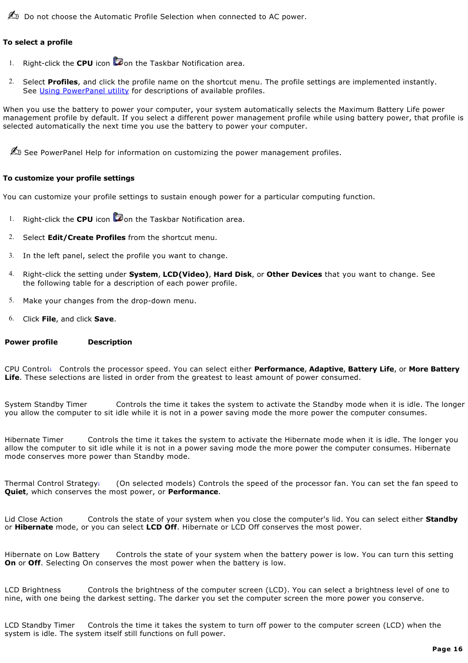 Sony PCG-V505ACP User Manual | Page 16 / 164