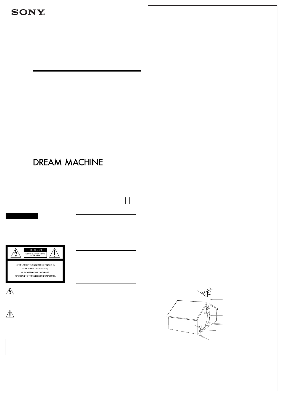 Sony ICF-C215 User Manual | 2 pages