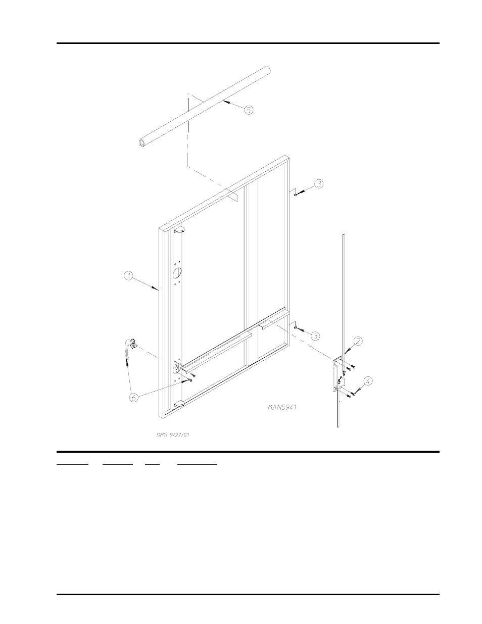 Top console left hand door assembly | American Dryer Corp. Phase 7 Gas/Steam ML-460 User Manual | Page 23 / 111