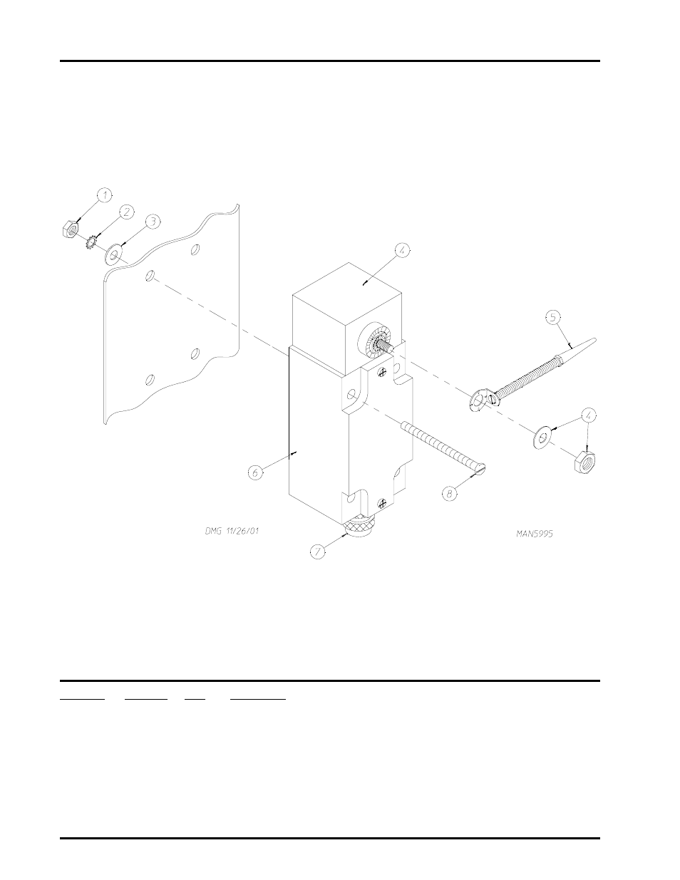 Load door closed switch assembly | American Dryer Corp. Phase 7 Gas/Steam ML-460 User Manual | Page 30 / 111