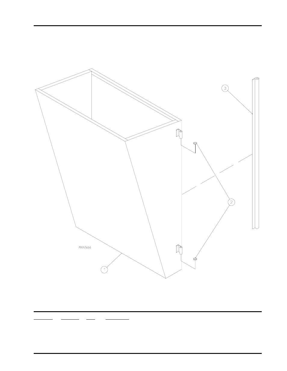 Inlet air adapter right door assembly | American Dryer Corp. Phase 7 Gas/Steam ML-460 User Manual | Page 33 / 111