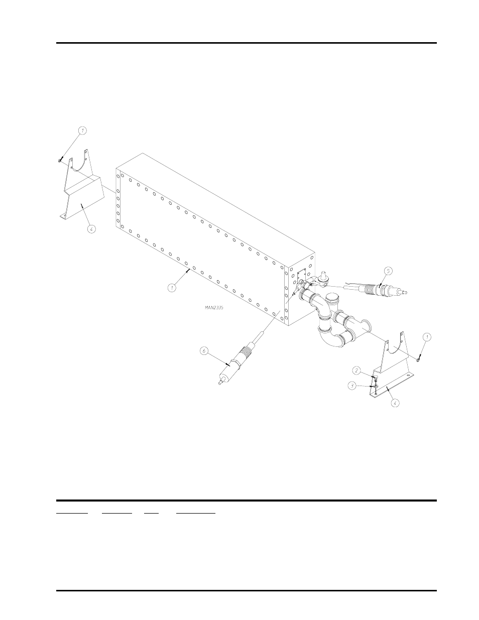 Burner assembly | American Dryer Corp. Phase 7 Gas/Steam ML-460 User Manual | Page 63 / 111