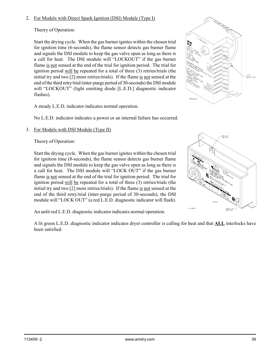 American Dryer Corp. ADG / MLG-170DR User Manual | Page 39 / 40