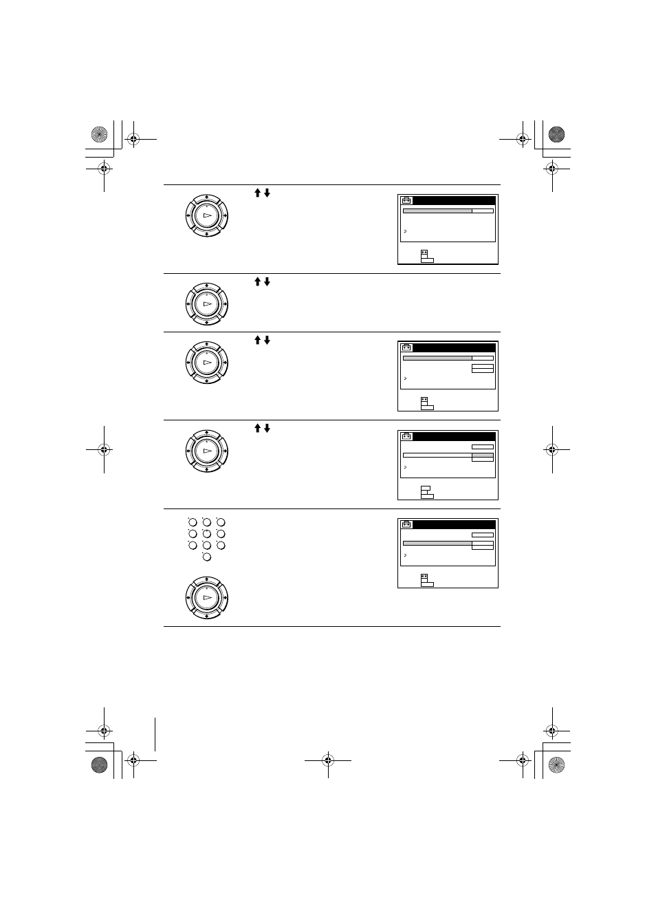 Press m/m to highlight cable mouse, then press ok, Press m/m to highlight on, then press ok | Sony SLV-N99 User Manual | Page 36 / 103