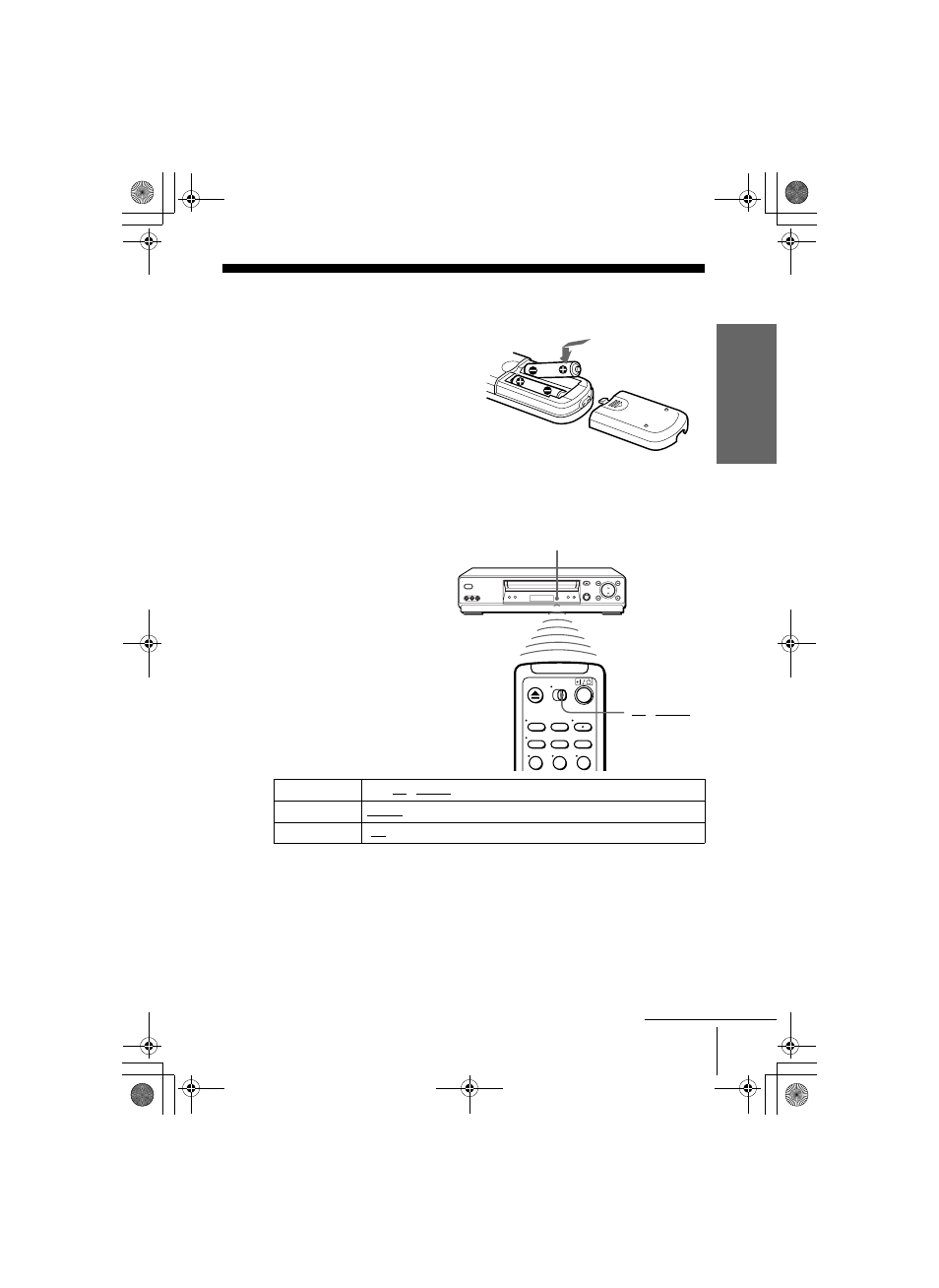 Step 2 : setting up the remote commander | Sony SLV-N99 User Manual | Page 7 / 103