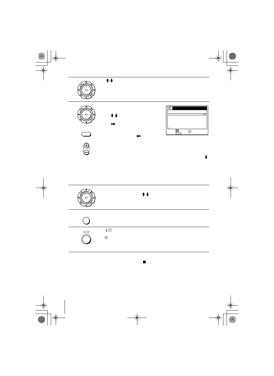 Press m/m to set each item, Press menu to exit the menu | Sony SLV-N99 User Manual | Page 70 / 103