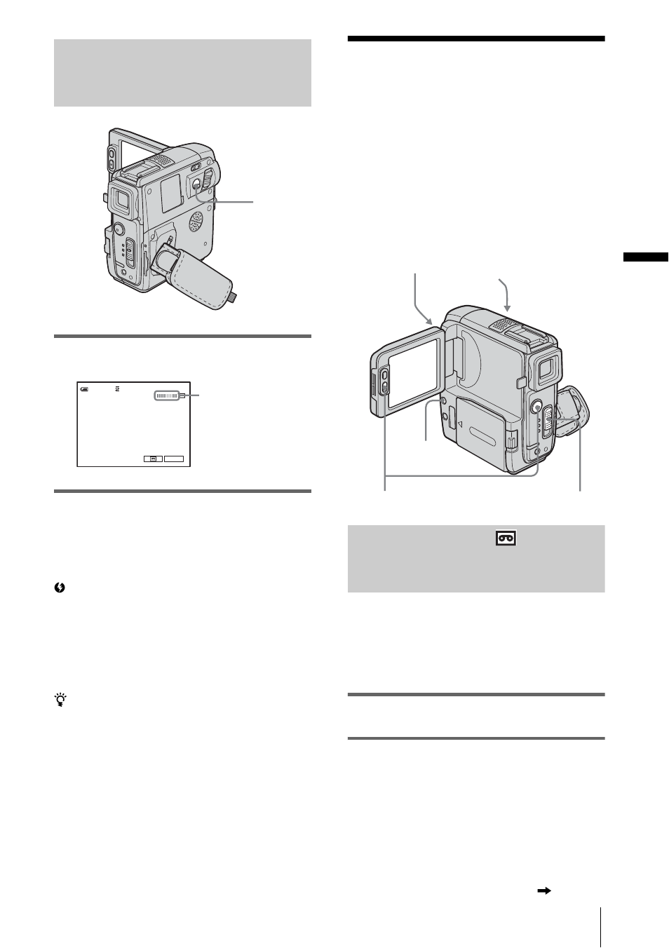 Recording with ease – easy handycam, Recording a movie, Recording a still image on a “memory stick duo | While recording movies on a tape, Recording with ease, Recor d ing, Easy handycam | Sony DCR-PC109 User Manual | Page 35 / 152