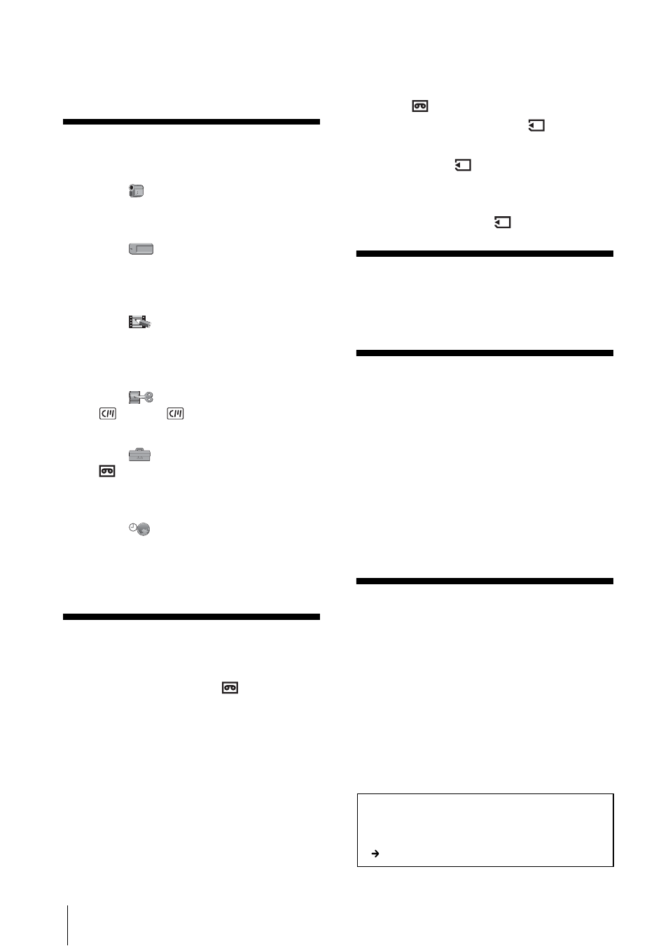 Advanced operations using the menu, Dubbing/editing, Troubleshooting | Additional information, Quick reference | Sony DCR-PC109 User Manual | Page 8 / 152