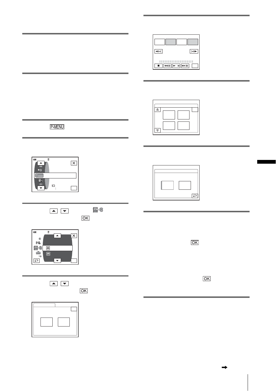 Du b b in g /e d itin g, Prepare your vcr, Prepare your camcorder (playing device) | Touch, Touch [menu, Touch / to select (edit/ play), then touch, Touch / to select [prog. edit], then touch, Touch [other device, Touch [edit set, Touch [control | Sony DCR-PC109 User Manual | Page 99 / 152