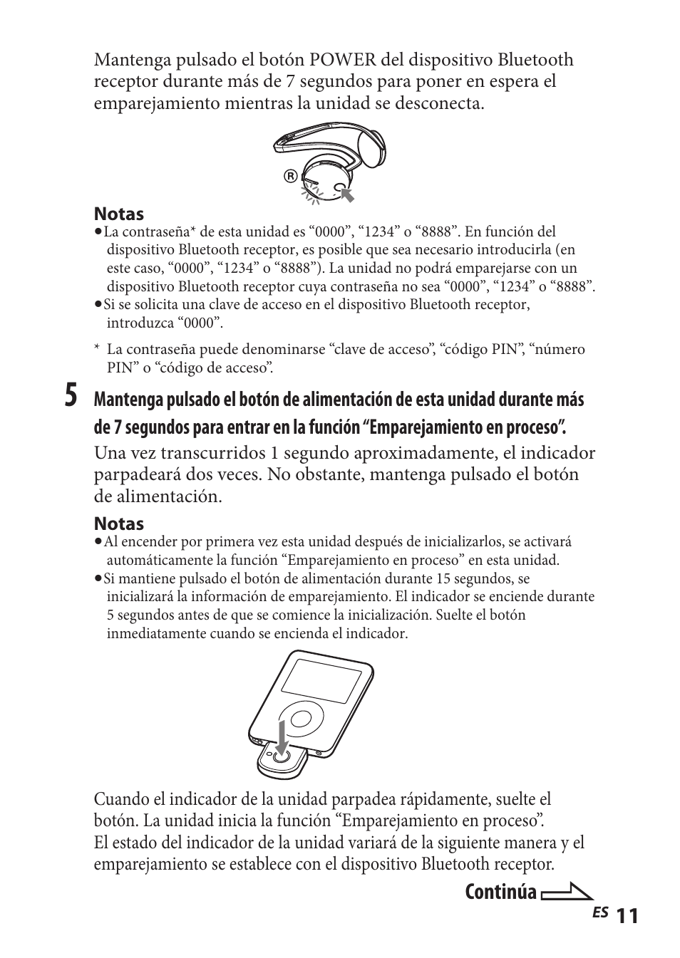 Continúa | Sony TMR-BT8IP User Manual | Page 55 / 68