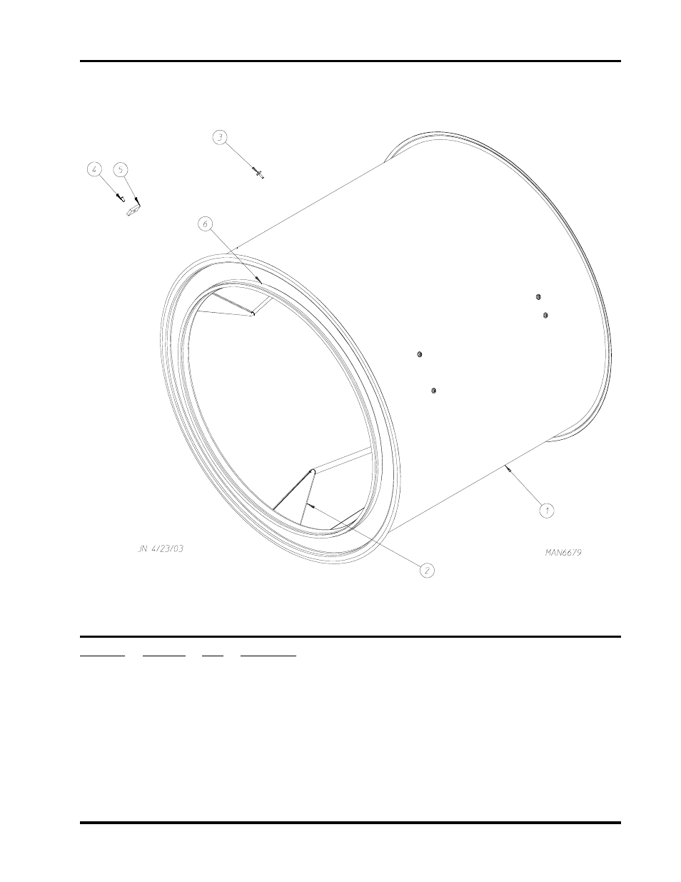 Basket (tumbler) assembly | American Dryer Corp. CG20 User Manual | Page 11 / 32