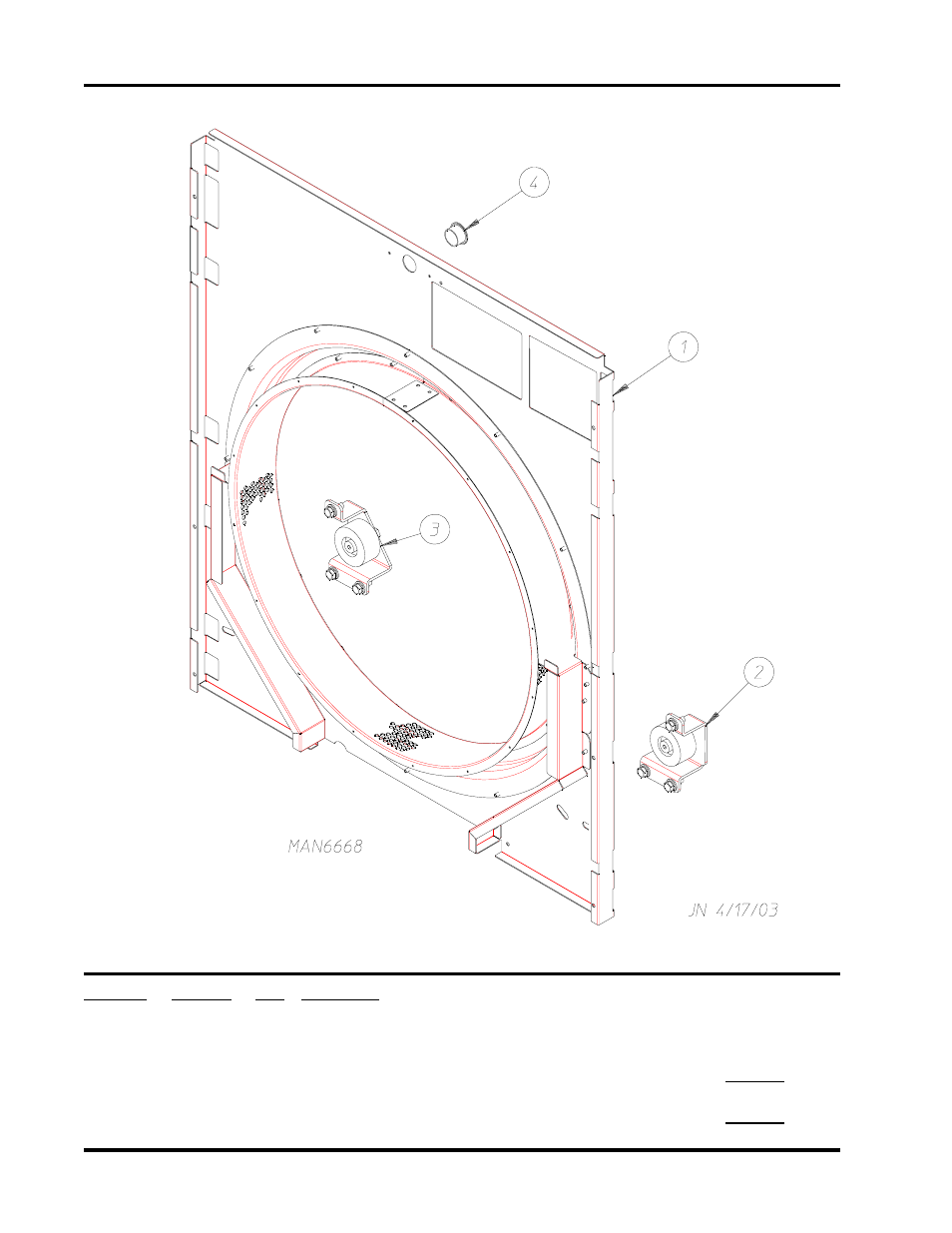 Front basket (tumbler)/support panel assembly | American Dryer Corp. CG20 User Manual | Page 12 / 32