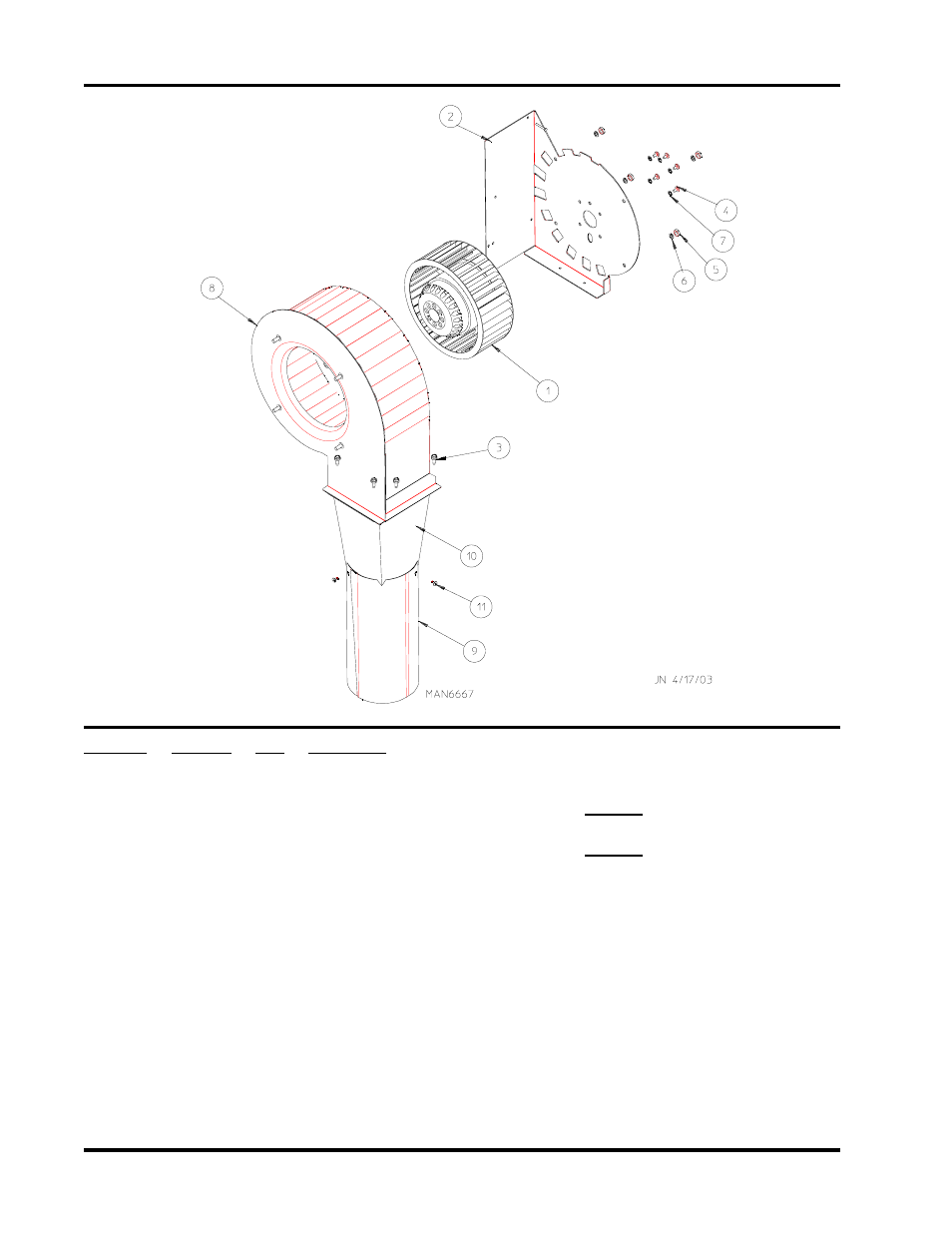 Blower assembly | American Dryer Corp. CG20 User Manual | Page 22 / 32