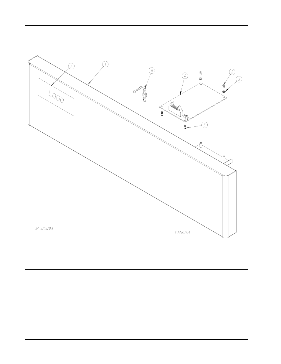 Phase 7 top panel assembly | American Dryer Corp. CG20 User Manual | Page 6 / 32