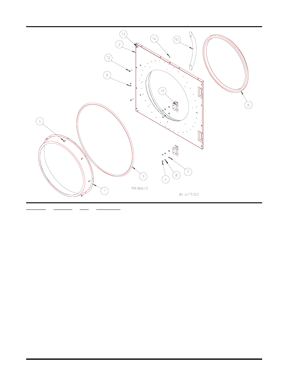 Main door assemblies | American Dryer Corp. CG20 User Manual | Page 8 / 32