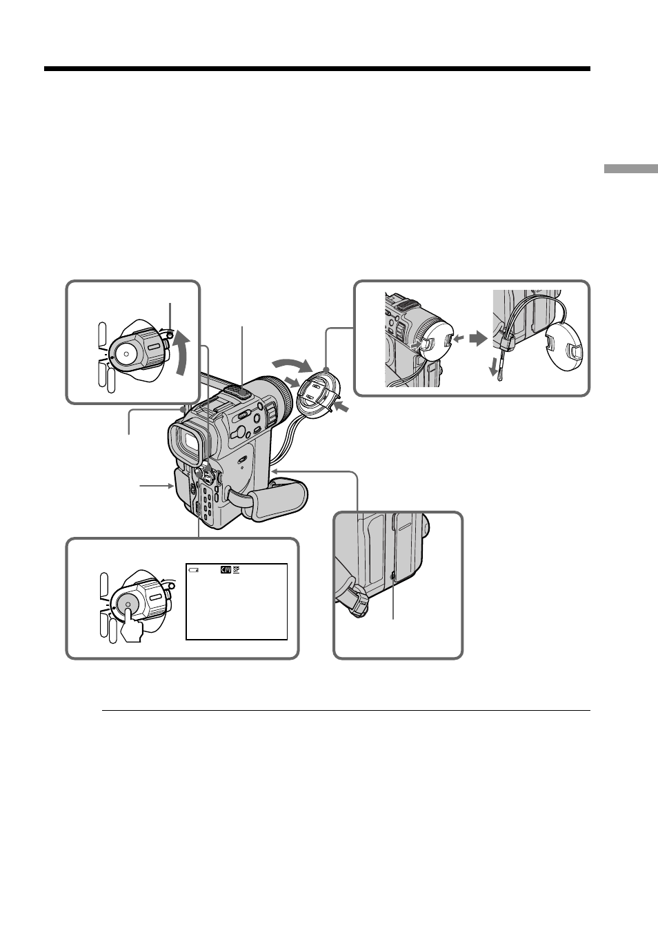 Recording ﾐ basics, Recording a picture | Sony DCR-PC100 User Manual | Page 15 / 140