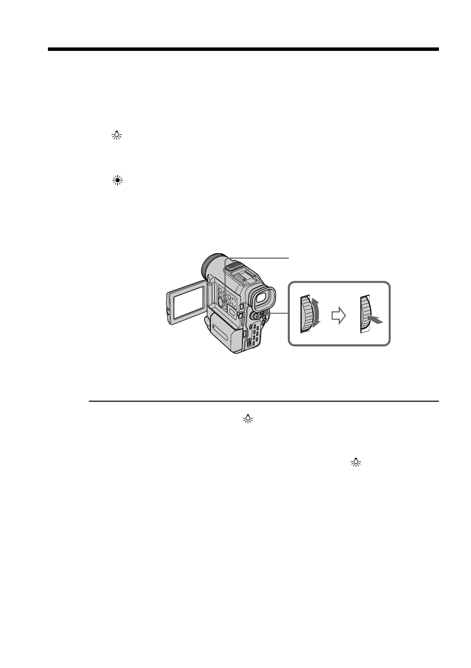 Adjusting the white balance manually | Sony DCR-PC100 User Manual | Page 34 / 140