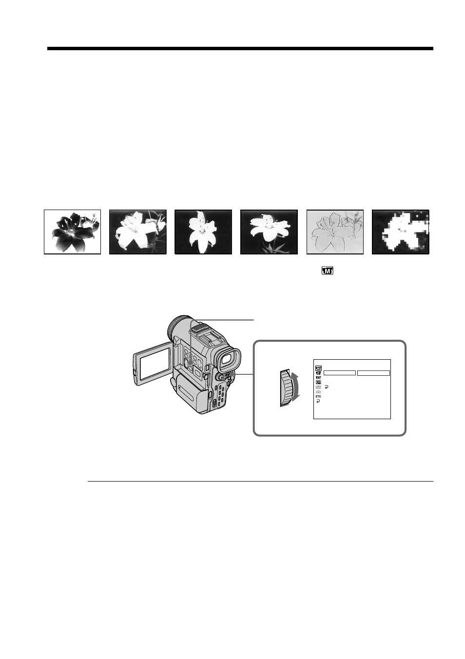 Using special effects ﾐ picture effect, Using special effects – picture effect | Sony DCR-PC100 User Manual | Page 38 / 140