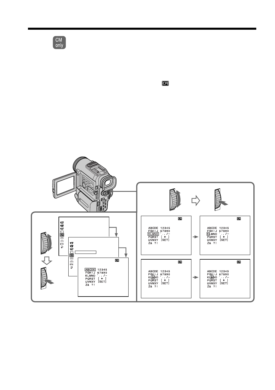 Labeling a cassette | Sony DCR-PC100 User Manual | Page 74 / 140