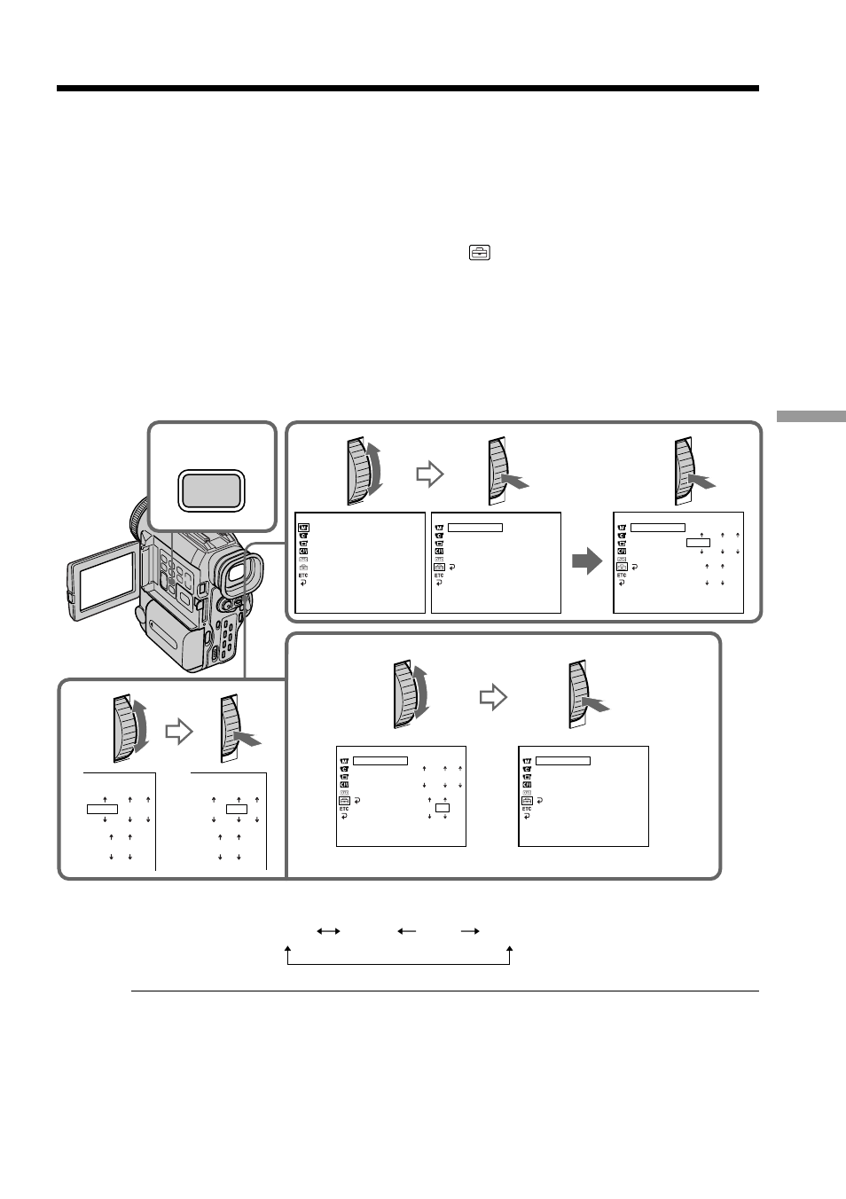 Resetting the date and time | Sony DCR-PC100 User Manual | Page 83 / 140