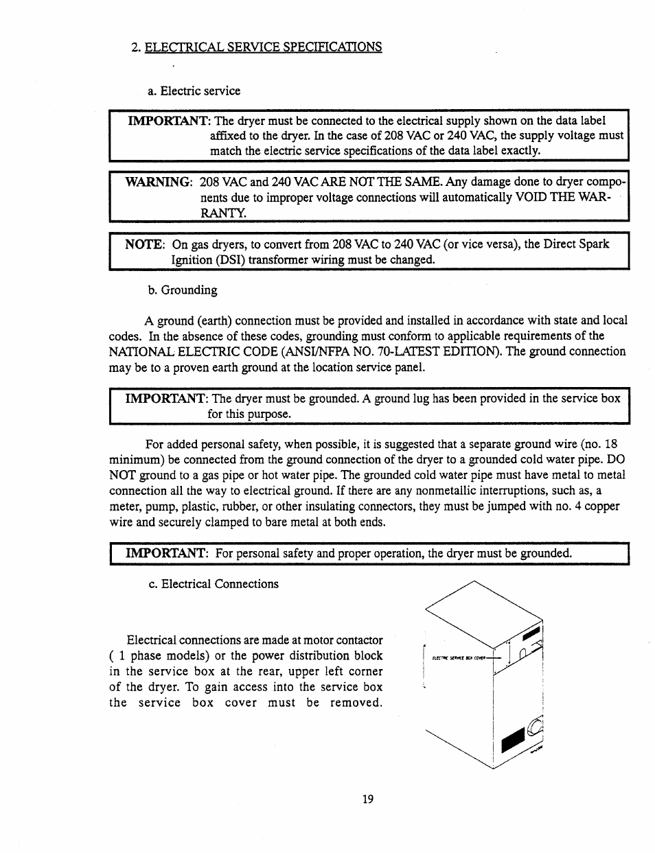 American Dryer Corp. AD-385 User Manual | Page 23 / 68