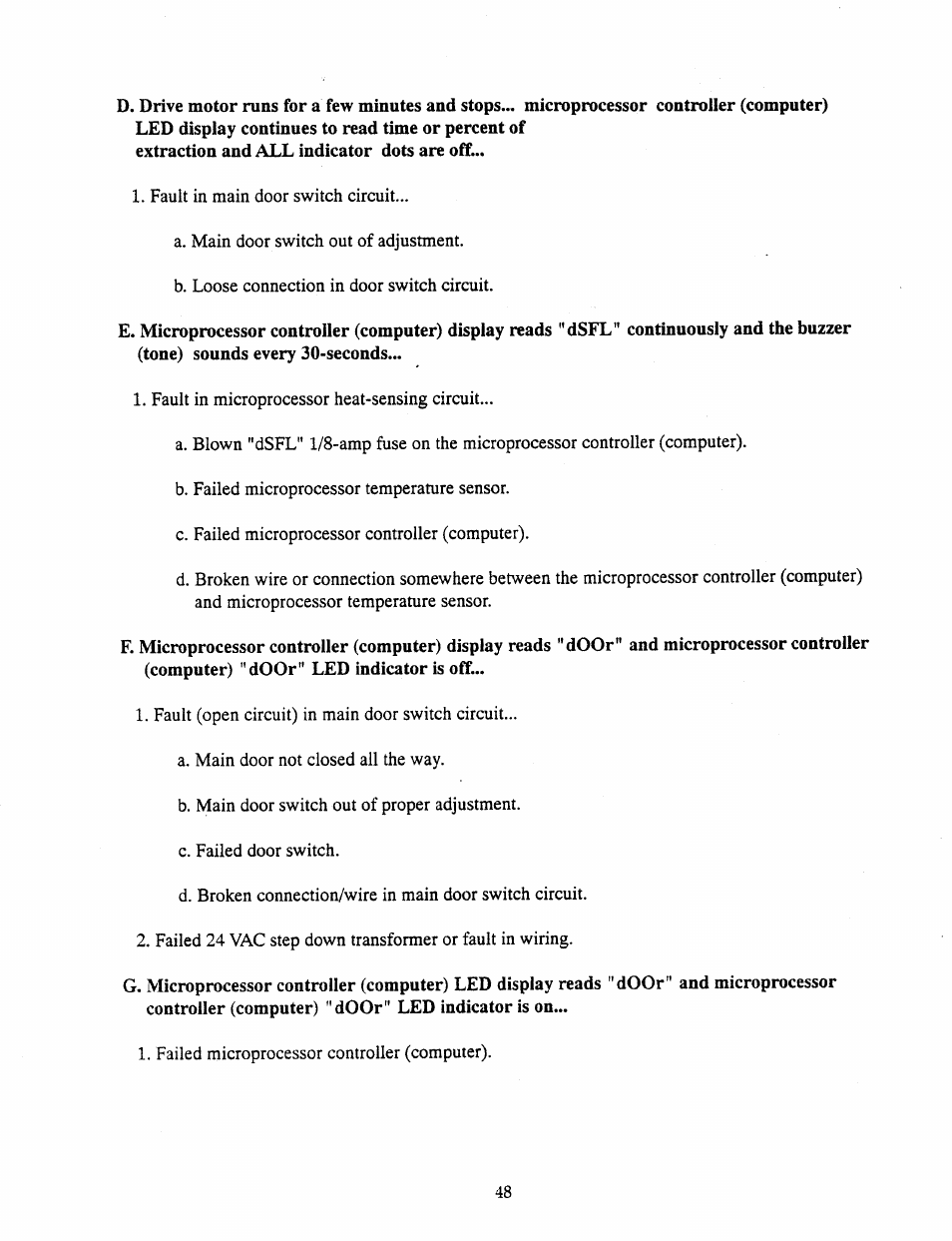 American Dryer Corp. AD-385 User Manual | Page 52 / 68