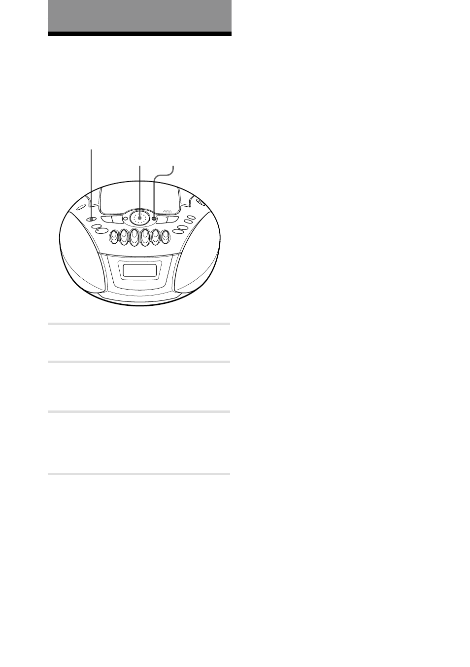 The radio, Presetting radio stations, 16 the radio | Sony CFD E75 User Manual | Page 16 / 32