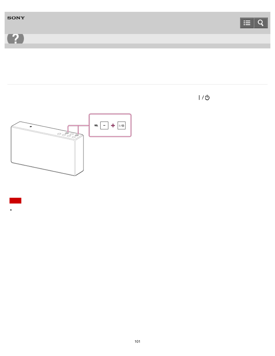 Initializing the speaker, Help guide | Sony SRS-X5 User Manual | Page 101 / 101