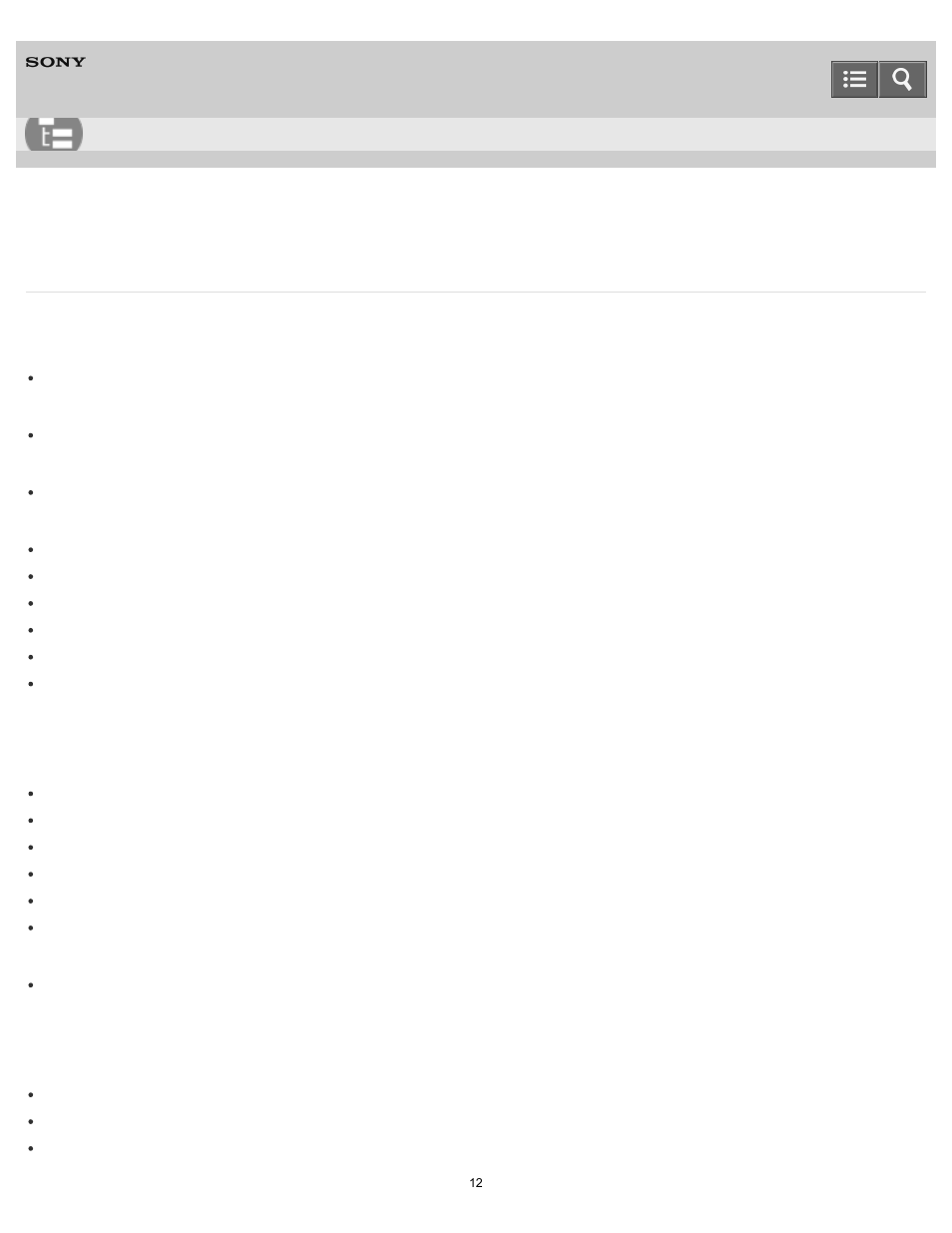 How to use, Help guide | Sony SRS-X5 User Manual | Page 12 / 101