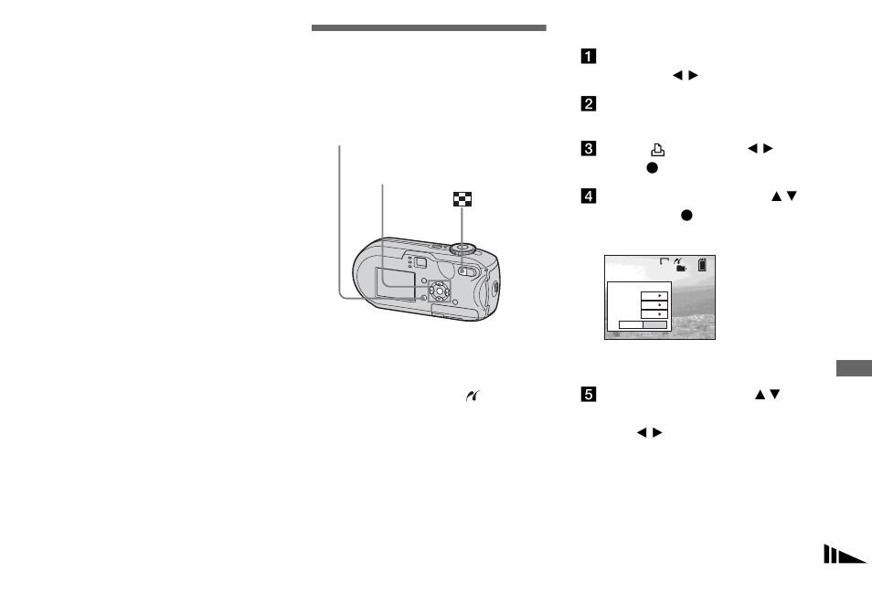 Printing images, On the single screen | Sony DSC-P93A User Manual | Page 73 / 132