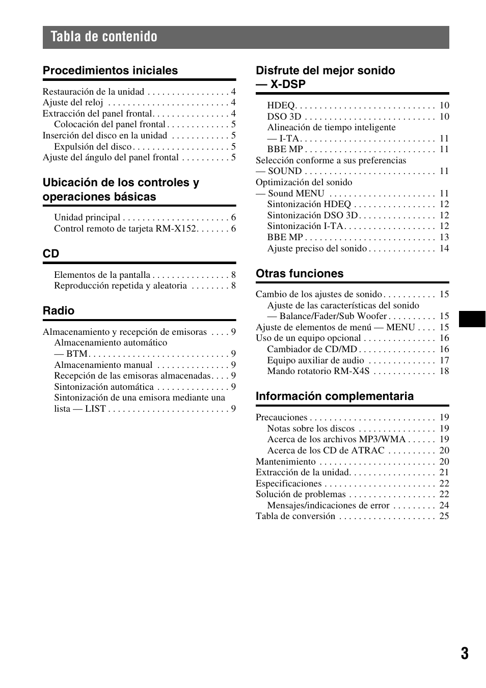 Sony CDX-GT805DX User Manual | Page 49 / 72