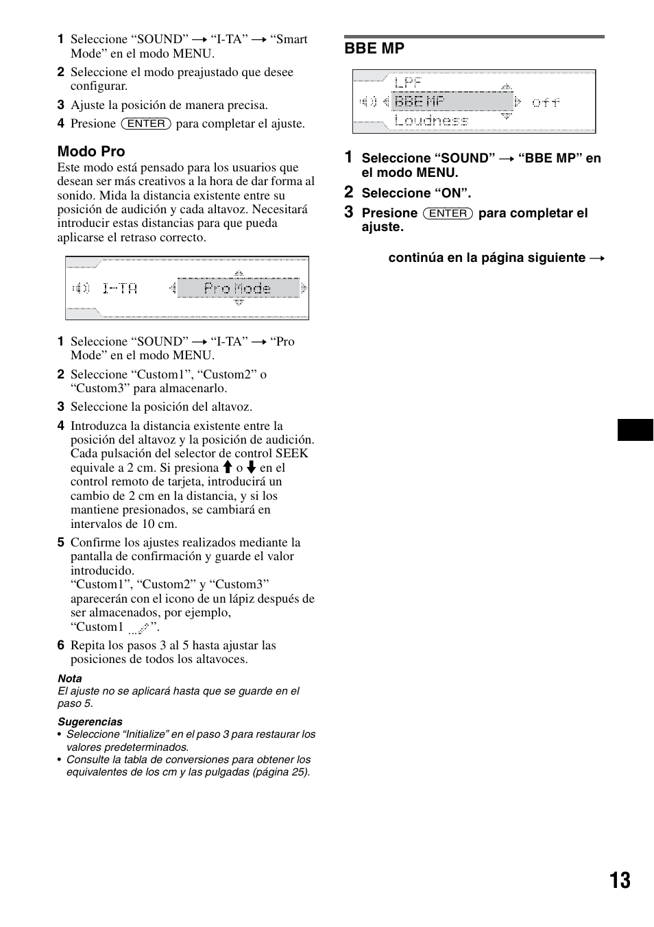 Bbe mp | Sony CDX-GT805DX User Manual | Page 59 / 72