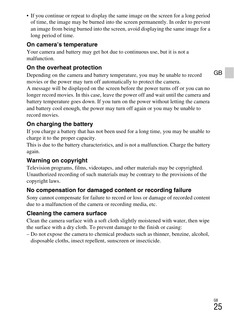 Sony DSC-TX100V User Manual | Page 25 / 56